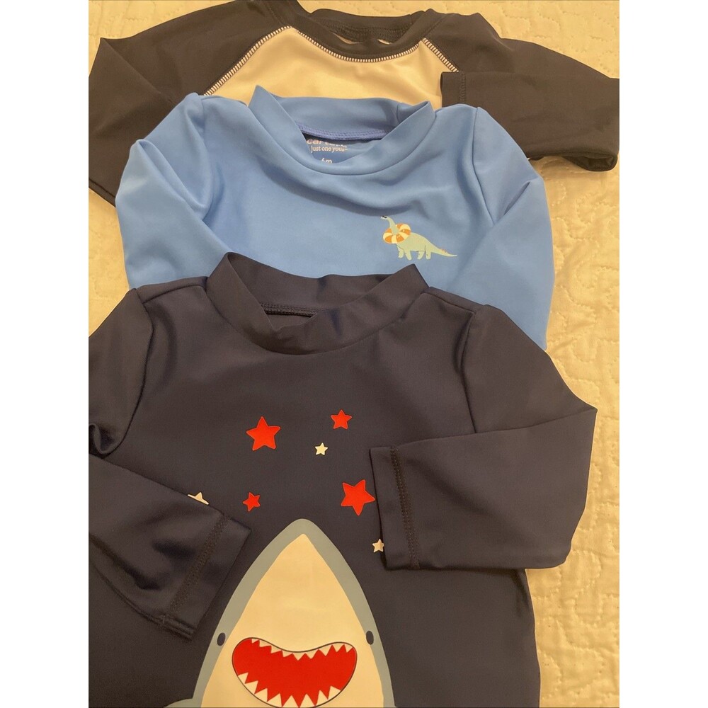 Boys 6m 6 Months Rash Guard Swim Tops Swimming Shirt Beach Carters